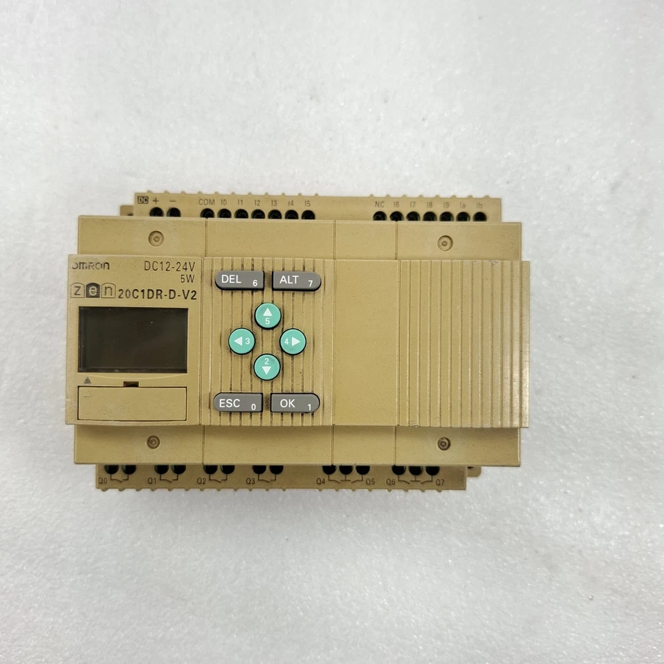 OMRON ZEN-20C1DR-D-V2 CPU UNIT 24V DC TESTED AS PHOTOS 20C1DRDV2